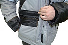 Куртка утеплённая "Монблан-Люкс"(серо-черная), фото 6