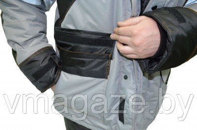 Куртка утеплённая "Монблан-Люкс"(серо-черная) - фото 6 - id-p215454716