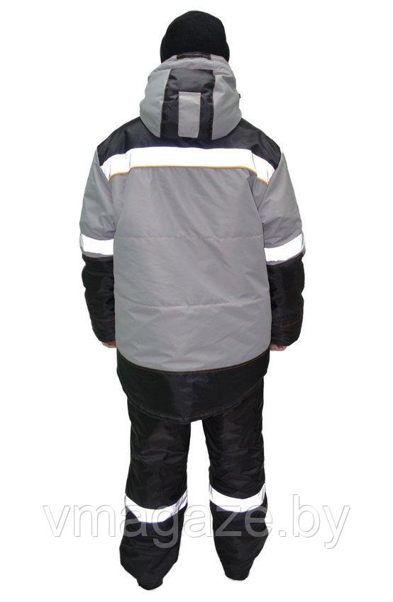 Куртка утеплённая "Монблан-Люкс"(серо-черная) - фото 7 - id-p215454716