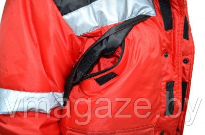 Куртка утеплённая "Монблан-Люкс"(красно-черная) - фото 6 - id-p215454718