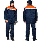 Куртка рабочая утепленная Зимовка Плюс с капюшоном (цвет темно-синий), фото 5