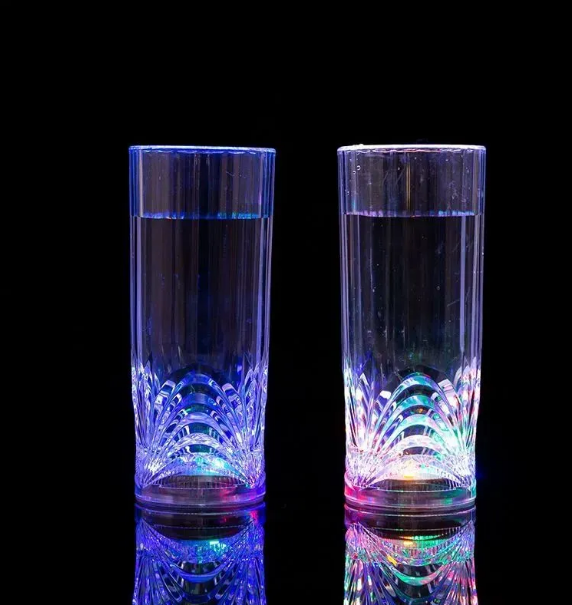 Светящийся стакан с цветной Led подсветкой дна COLOR CUP 1 шт - фото 6 - id-p215455720