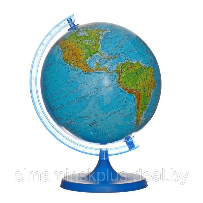 Интерактивный глобус физический, 22 см, в коробке - фото 1 - id-p215456161