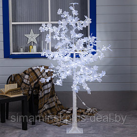 Светодиодное дерево «Клён белый» 1.6 м, 160 LED, постоянное свечение, 220 В, свечение белое