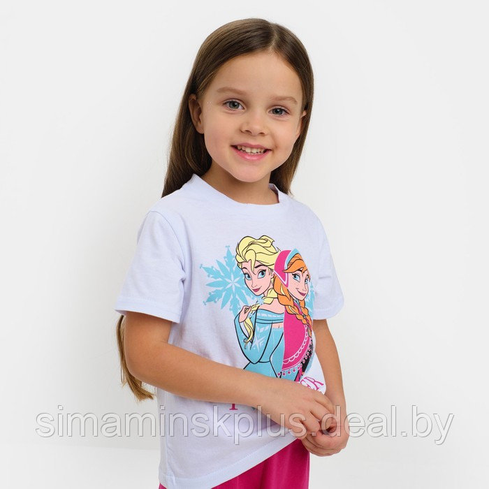 Комплект для девочки (футболка, брюки) «Холодное сердце», Disney, рост 98-104 (30) - фото 8 - id-p215457068