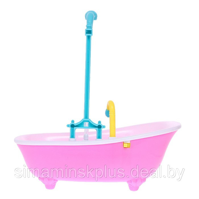 Игрушка «Ванна для кукол», с функциональным душем, цвета МИКС - фото 4 - id-p215457444