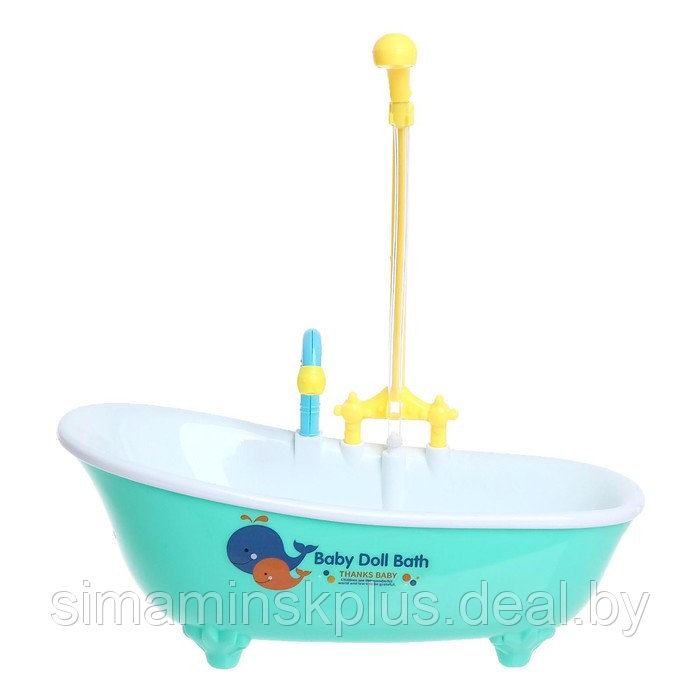 Игрушка «Ванна для кукол», с функциональным душем, цвета МИКС - фото 5 - id-p215457444