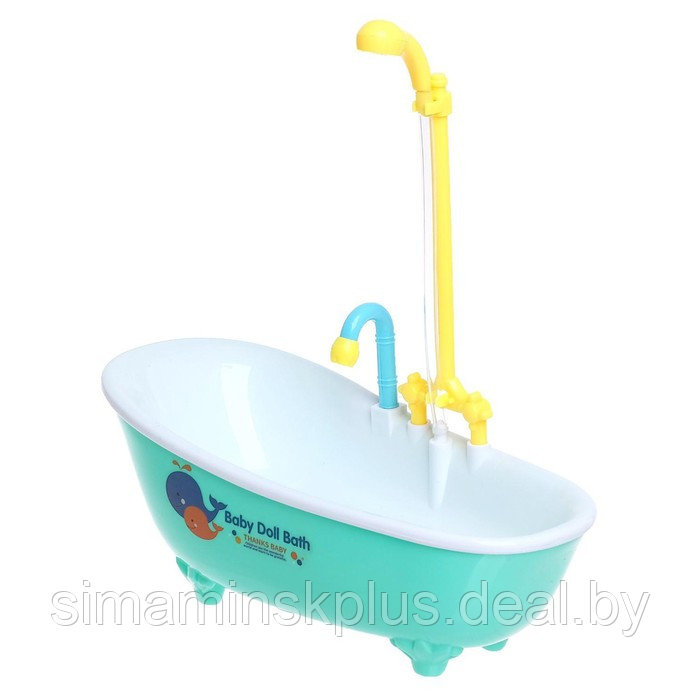 Игрушка «Ванна для кукол», с функциональным душем, цвета МИКС - фото 6 - id-p215457444