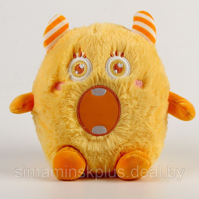 Мягкая игрушка «Монстрик», 19 см, цвет жёлтый - фото 1 - id-p215457669