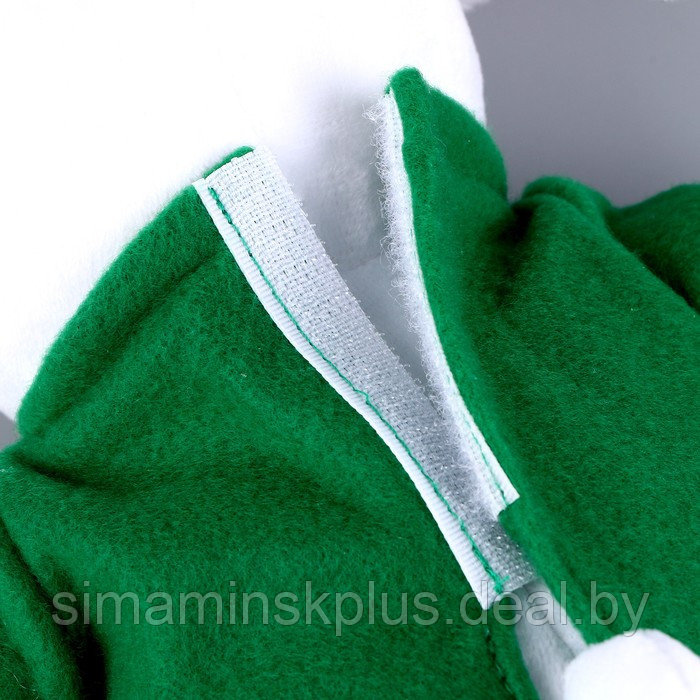 Мягкая игрушка «Мишка Лаппи» новогодняя, в зелёной кофте - фото 5 - id-p215457711