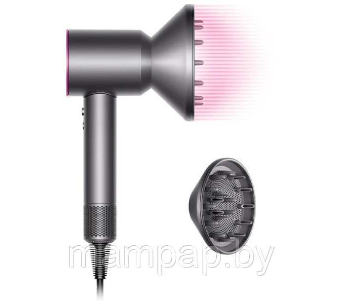 Super hair dryer / Фен для волос Super Hair Dyson/ Фен с магнитными насадками дайсон (реплика) - фото 4 - id-p189031366