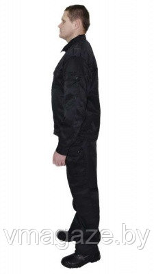 Костюм рабочий Охрана с брюками (цвет черный) - фото 3 - id-p215459025