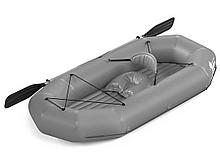 "МАЛЕК" - одноместная легкая, компактная надувная гребная лодка для рыбалки, охоты