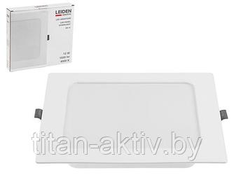 Светильник светодиодный встраиваемый квадрат 12 Вт 4000К, IP44 RS-S LEIDEN ELECTRIC (174*174 мм)