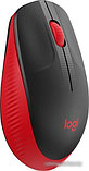 Мышь Logitech M190 (черный/красный), фото 2