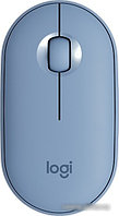 Мышь Logitech M350 Pebble (голубой)