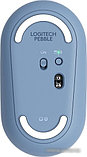 Мышь Logitech M350 Pebble (голубой), фото 4