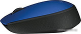 Мышь Logitech M171 Wireless Mouse синий/черный [910-004640], фото 3
