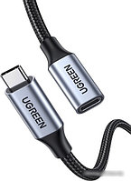Кабель Ugreen US372 30205 USB Type-C - USB Type-C (1 м, черный)