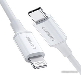 Кабель Ugreen US171 60748 USB Type-C - Lightning (1.5 м, белый)