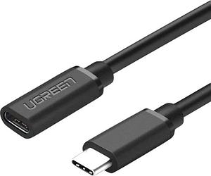 Удлинитель Ugreen ED008 40574 Thunderbolt 3 - Thunderbolt 3 (0.5 м, черный)