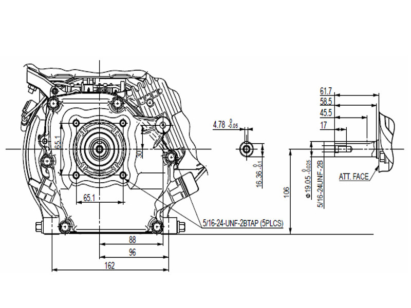 Двигатель Lifan 170F (вал 19,05мм) 7лс - фото 6 - id-p181879824