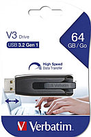 USB-накопитель USB 3.2 Gen 1 V3 Drive 64Gb 49174 черный Verbatim