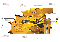 Резиновый держатель 16-M00-006-000-012 SPP.08789 для свеклопогрузчика Franz Kleine (Кляйн) RL 200 SF Mouse