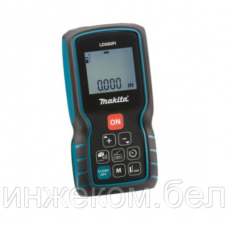 Дальномер лазерный Makita LD080PI, 2x1.5В-LR03(AAA),635нм,точн-1.5мм,д - фото 1 - id-p215478536