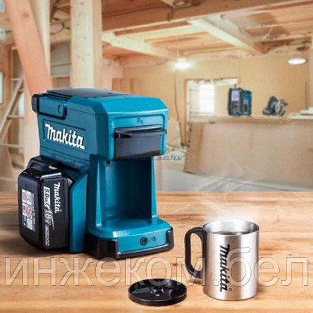 Кофе машина аккумуляторная\сетевая Makita DCM501Z, 18В, 12V, Li-ion - фото 1 - id-p215478609