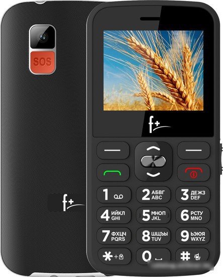 Кнопочный телефон F+ Ezzy 5C (черный) - фото 1 - id-p215479062