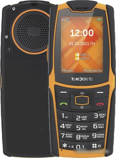 Мобильный телефон TeXet TM-521R (черный) - фото 1 - id-p215479066