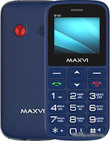 Кнопочный телефон Maxvi B100 (синий)