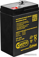 Аккумулятор для ИБП Kiper GP-645 F1 (6В/4.5 А·ч)