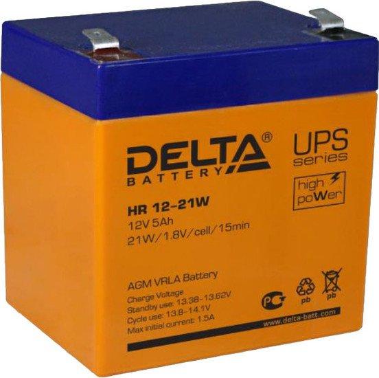 Аккумулятор для ИБП Delta HR 12-21W (12В/5 А·ч) - фото 1 - id-p215479207