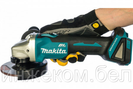 Углошлифовальная машина аккумуляторная Makita DGA504Z, 18В 125мм - фото 1 - id-p215478823