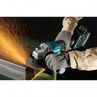 Углошлифовальная машина аккумуляторная Makita GA013GM101, XGT BL 40В, 125 мм, 8500 об/мин, б/инс