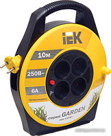 Удлинитель IEK УК10 WKP23-06-04-10 (10 м, желтый)