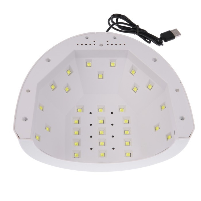 Лампа для гель-лака Luazon LUF-17, LED, 48 Вт, 30 диодов, таймер 5/36/60 с, USB, белая - фото 7 - id-p215479307