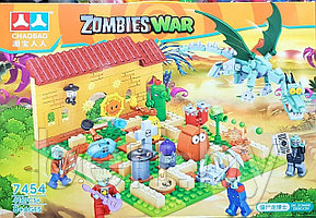 7454 Конструктор Зомби против растений, 416 деталей, аналог Lego