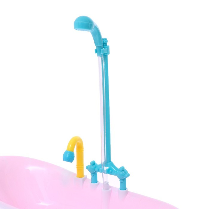 Игрушка «Ванна для кукол», с функциональным душем, цвета МИКС - фото 3 - id-p215480128
