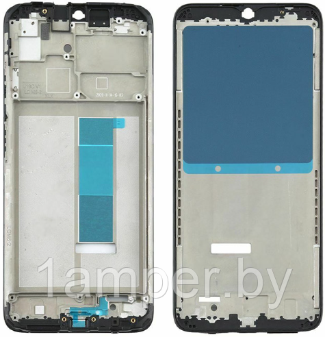Передняя рамка дисплея Original для Xiaomi Redmi 9T/Poco M3/Poco M3ProЧерная