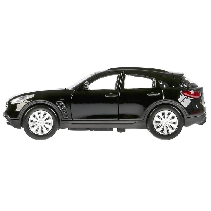 Машина металлическая, инерционная Infiniti Qx70, цвет чёрный, 12 см, открывающиеся двери - фото 4 - id-p215480308
