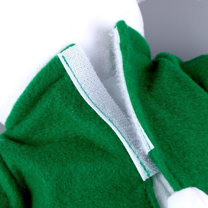 Мягкая игрушка «Мишка Лаппи» новогодняя, в зелёной кофте - фото 5 - id-p215481125