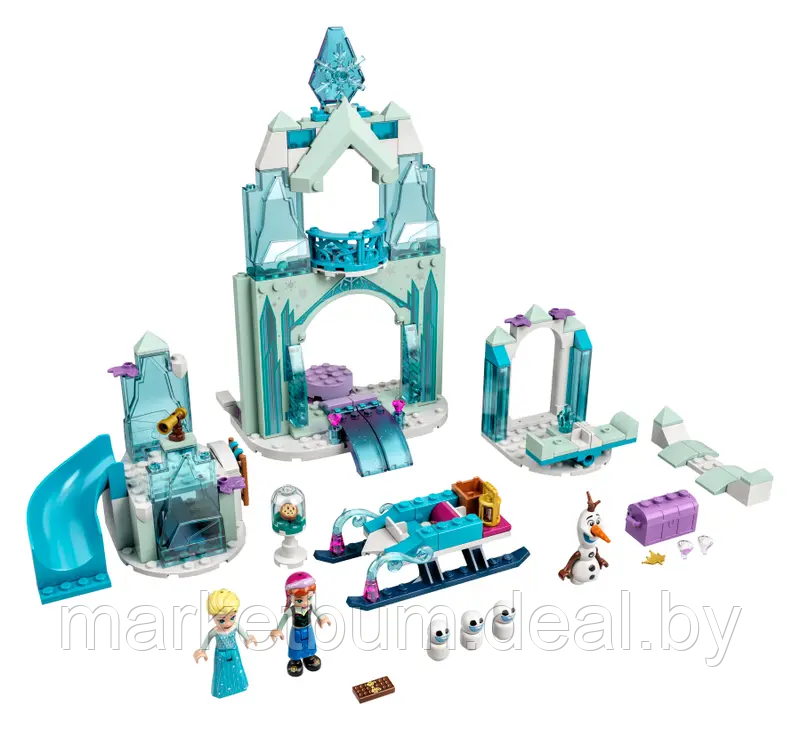 Конструктор LEGO Disney 43194, Ледяная страна чудес Анны и Эльзы - фото 4 - id-p215479446