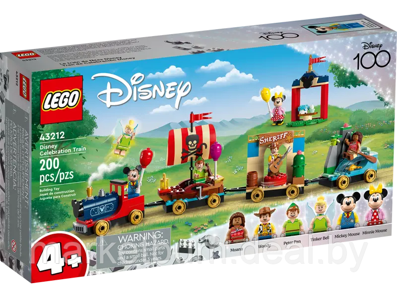 Конструктор LEGO Disney 43212, Disney-поезд, полный веселья. - фото 2 - id-p215482983