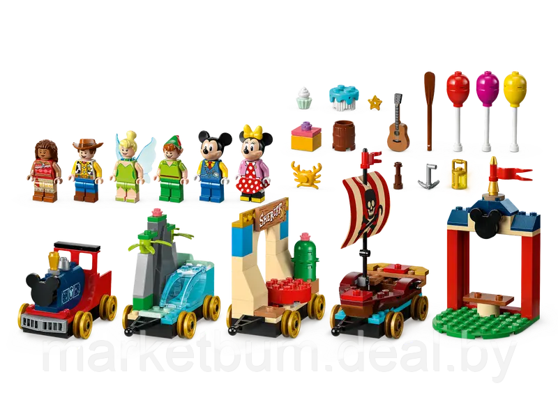 Конструктор LEGO Disney 43212, Disney-поезд, полный веселья. - фото 5 - id-p215482983