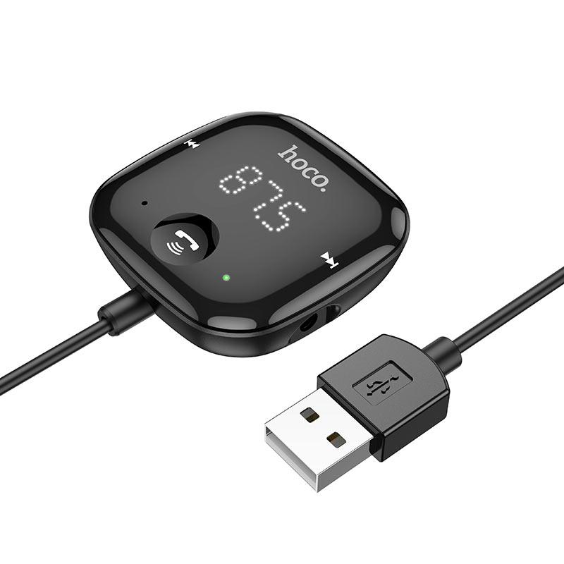USB FM-модулятор с Bluethooth - Hoco E65, MicroSD, AUX, громкая связь - фото 3 - id-p215493861