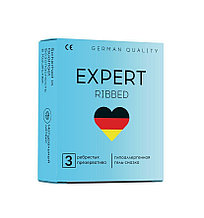 Презервативы EXPERT Ribbed Germany 3 шт., ребристые
