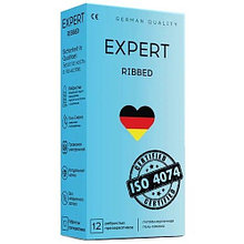 Презервативы EXPERT Ribbed Germany 12 шт., ребристые